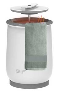 lot 41585 image: ISLF Luxury Towel Warmer, 20L Electric Hot Towel Warmer Bucket, Fits Up to Two 40x70 Oversized Towels, 18.5 x 13 in, White POWERS ON AND WORKS, TESTED FUNCTIONALITY, SEE PICTURES