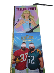 lot 41593 image: Taylor Swift and Kelce Brothers Big Golden Book Set