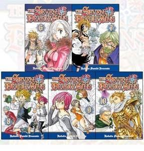 lot 41595 image: Seven Deadly Sins Series 2 Vol(6 to 10) 5 books collection Set By Nakaba Suzuki
