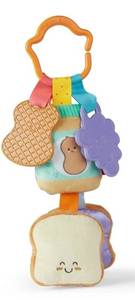 lot 41615 image: Melissa & Doug Multi-Sensory PB&J Take-Along Clip-On Infant Toy