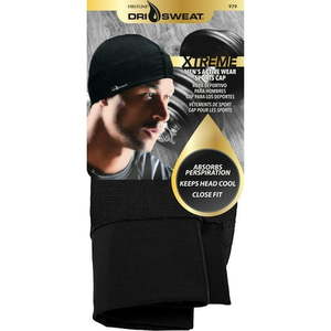 lot 41630 image: Dri Sweat Xtreme Mens Sports Cap Black