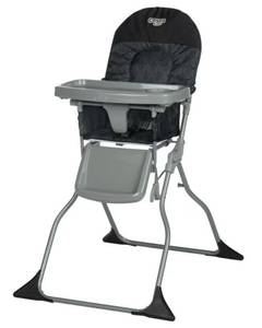 lot 37455 image: Cosco Kids Simple Fold High Chair, Black