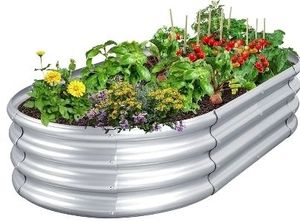lot 40442 image: Raised Garden Bed Oval-NOT EXACT WITHSTOCK PHOTO