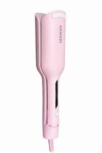 lot 41637 image: KENZZI Wave Styler 2-Barrel Hair Waver, 1.25 in, 6 Heat Settings, Pink