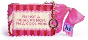 lot 41646 image: Hi Peach Layne Mothers Day Keychain Pouch Im Not a Regular Mom Im a Cool Mom