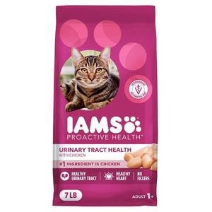 lot 41673 image: IAMS Proactive Health Urinary Tract Chicken Flavor Dry Cat Food - 7lbs BEST BY JULY 05, 2027