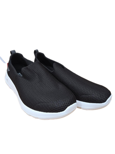 lot 41680 image: SKECHERS Black Mesh Slip-On Athletic Sneakers Wide Fit SIZE 9.5