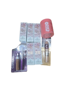 lot 41708 image: Beauty & Wellness Bundle - AzureBeauty Nail Polish, Maybelline Concealer, CoverGirl Concealer & URO Vaginal Probiotic (Best By May 12, 2027)