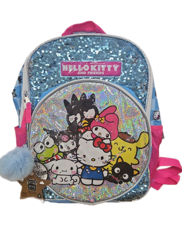lot 38855 image: Hello Kitty and Friends Sequin School Backpack