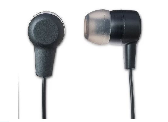 lot 14161 image: onn. Earphones with Mic, Black