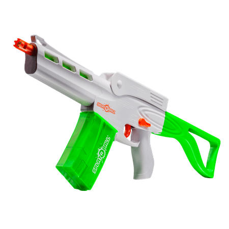 lot 36189 image: Splat-R-Ball SRB800 Pyro Gel Water Blaster Kit Green  White (missing green back part), - Retail $90