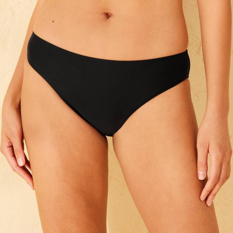 lot 38892 image: Womens Low-Rise Full Coverage Hipster Bikini Bottom - Shade & Shore Black - SizeS