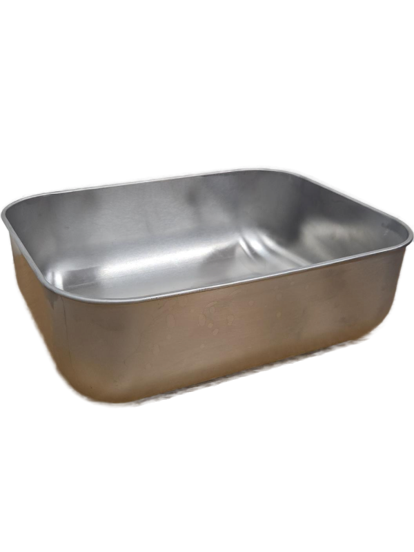 lot 38903 image: Stainless Steel Rectangular Baking Pan or Cover 9x12