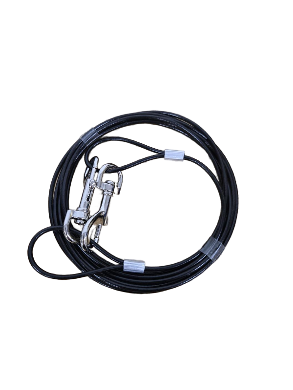 lot 38953 image: Black Wired Dog Leash