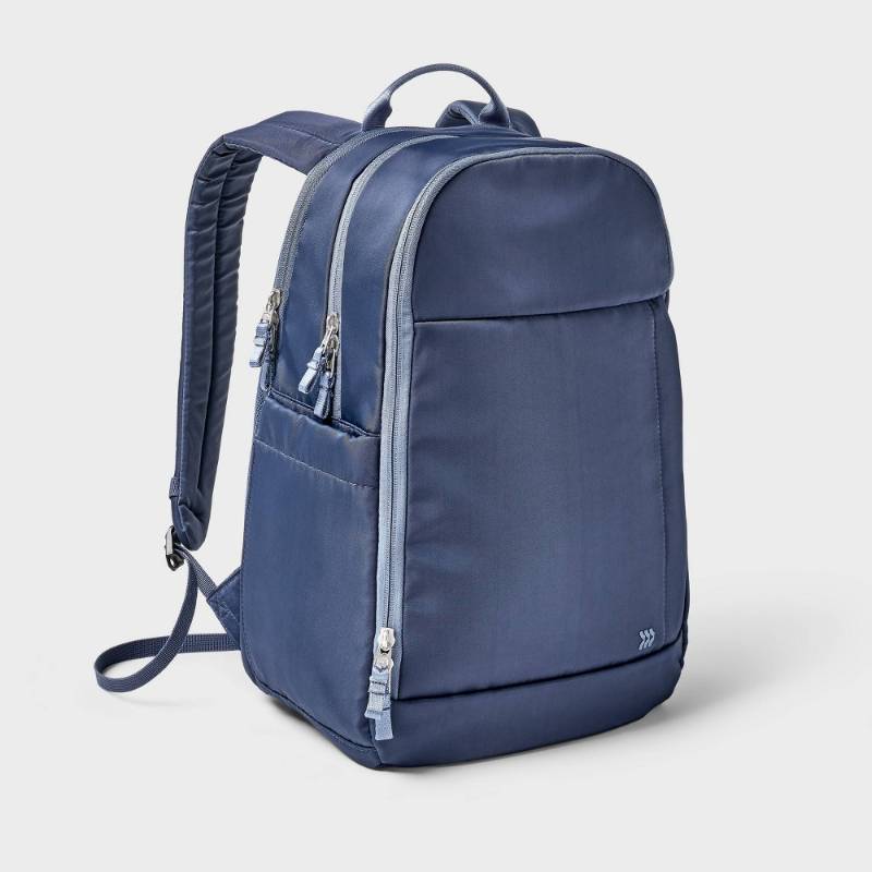 lot 40037 image: 21L Lifestyle Backpack - All In Motion Navy Blue Fits 15-Inch Laptop, Water Repellent