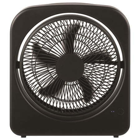 lot 40040 image: Mainstays 9 Portable Fan Black