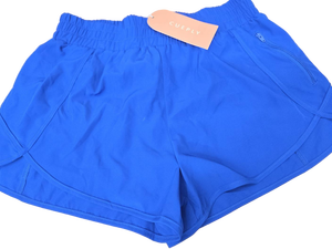 lot 41756 image: Cueply Womens Blue Athletic Running Shorts Size L
