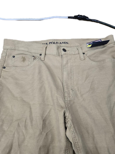 lot 41760 image: U.S. Polo Assn. Mens Khaki Pants W34 L32