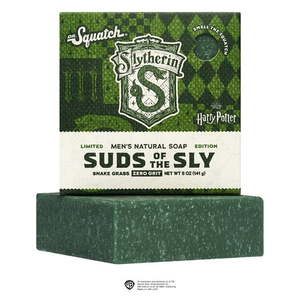 lot 41779 image: Dr. Squatch Harry Potter Mens Bar Soap  Natural Body Soap for Men  Limited Edition Slytherin Bar Soap  Suds of the Sly  5 Oz