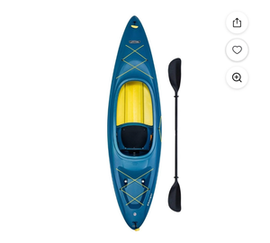 lot 42213 image: Lifetime Charger Sit-In Kayak with Paddle - Retail $299