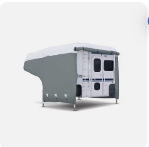 lot 42221 image: Classic Accessories Over Drive PermaPRO Teardrop Trailer Cover, Fits up to 8