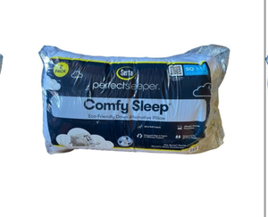 lot 42229 image: Serta Perfect Sleeper Comfy Sleep Eco-Friendly Bed Pillow,