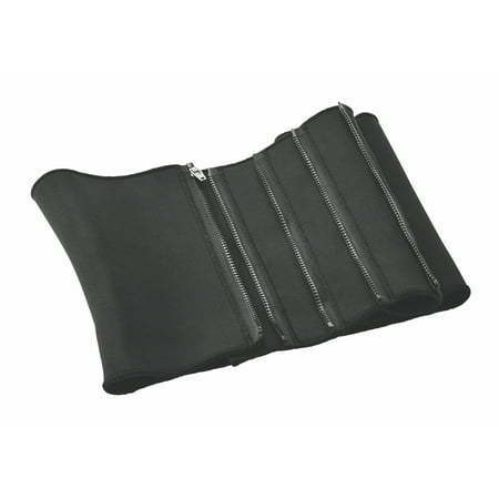 lot 38338 image: Athletic Works 5-Zipper Waist Trimmer Belt  -Black