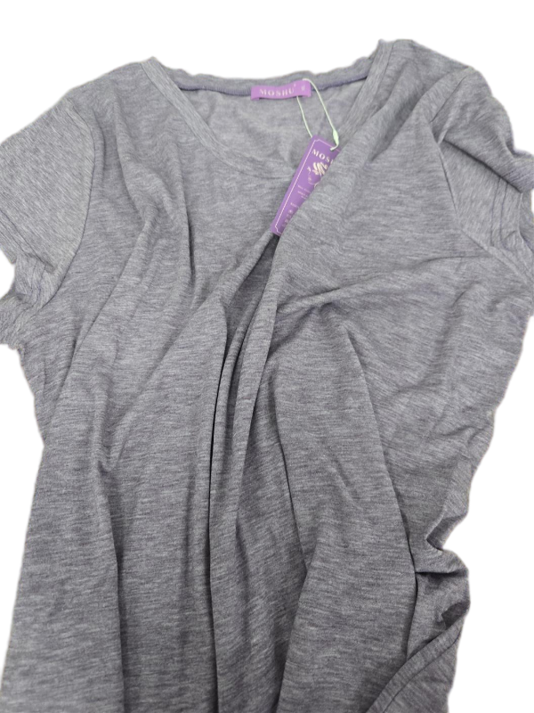 lot 41045 image: MOSHIU Womens Grey Long Sleeve Top XL