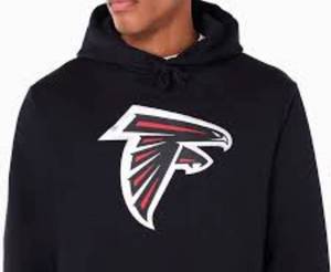 lot 41802 image: Atlanta Falcons NFL Black Pullover Hoodie 2XL