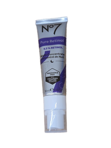 lot 41846 image: No7 Pure Retinol Night Concentrate 0.3% Retinol 1.0 Fl Oz
