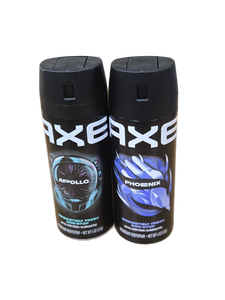 lot 41858 image: AXE Body Spray 2-Pack Apollo & Phoenix Deodorant Spray 4 oz Each