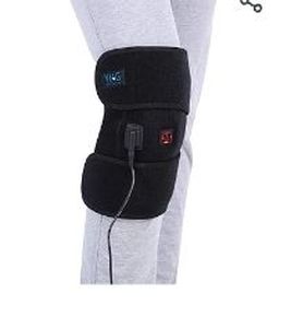 lot 42271 image: Electric Heating Knee Pad, Heated Knee Brace Wrap for Pain Relief Bakers Cyst Relief 70 Heating Temperature 360 ° Cover 3 Temperature Ranges with USB Cable (Black)