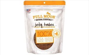 lot 42280 image: Full Moon All Natural Human Grade Dog Treats Essential Chicken Jerky Tenders 24 Ounce