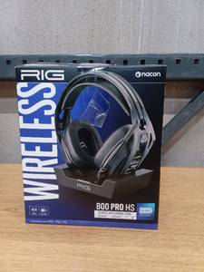 lot 42285 image: RIG - 800 Pro HS Wireless Headset & Base Station for PS4PS5 - Black