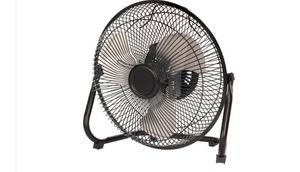 lot 42286 image: Mainstays 9 Inch High Velocity Metal 3-Speed Fan with 360-Degree Tilt and Wall Mount- MISSING CORD