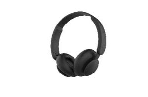 lot 42295 image: Onn. Wireless Headphones with Mic, on-Ear, Bluetooth - Black