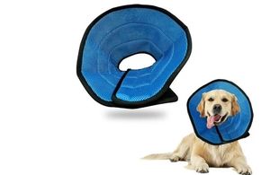 lot 42300 image: Adjustable Dog Cone Collar Pet Cone Collar Pet Recovery Collar Comfortable Dog Collar for After Surgery Anti-Bite Lick Wound Healing, Elizabethan Collar For Dogs