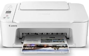 lot 42315 image: Canon StoreCanon PIXMA TS37 22 Wireless Color Inkjet All-in-One Printer - Print Copy Scan - Mobile Printing - Print Up to 7.7 ipm - Up to 60 Sheets Capacity - 1.5 LCD - Wi-Fi (2.45 GHz)  HDMI Cable, White