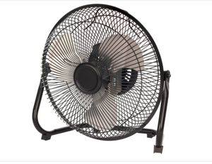 lot 42316 image: Mainstays 9 Inch High Velocity Metal 3-Speed Fan with 360-Degree Tilt and Wall Mount