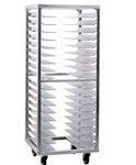 New Age 1637 Roll In Stepped Angle Rack,18 Pr Slides -Retail: $1,235