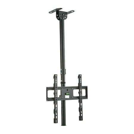 lot 40123 image: onn Full Motion Ceiling TV Mount for 26  to 65  TVs  UL Listed  Holds up to 110 lbs - Retail $52
