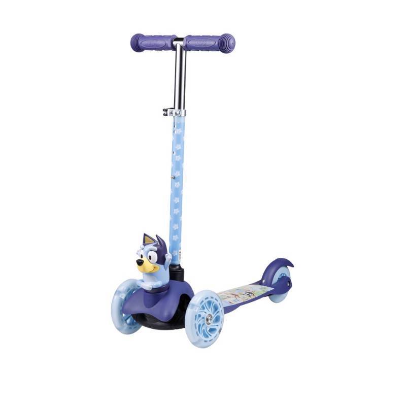 lot 23134 image: Bluey Mini 3D LUW Kick Scooter with Adjustable Handle Bar 3 Wheels, ABEC-5 Bearings (SEE DETAILS)