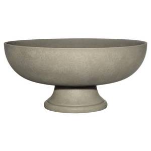 lot 40496 image: 3 Pack Adare Large River Stone Resin Urn Planter (16 in. L x 16 in. W x 7.4 in. H)