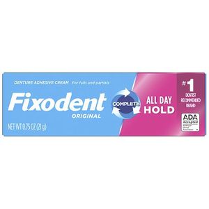 lot 41871 image: 3 Count of Fixodent Original Secure Denture Adhesive Cream  0.75 oz