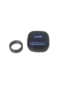 lot 41903 image: LivUp Smart Health Tracking Ring with Charging Case Size 10, Does Not Work - Retail $49