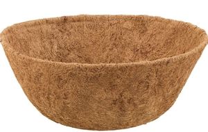 lot 41919 image: HydroSave Coconut Fiber, Premium Liner for Basket, Planter (20 in. L x 20 in. W x 8.1 in. H)