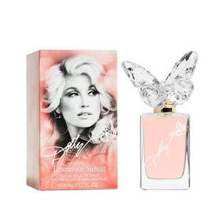 lot 37512 image: Dolly Parton Front Porch Collection Tennessee Sunset Eau De Toilette  Perfume for Women  1.7 fl oz - Retail $48