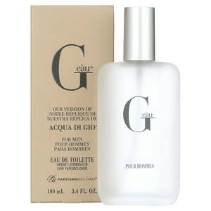 lot 37529 image: G e�u  version of Acqua di Gio  by PB ParfumsBelcam  Eau de Toilette Spray for Men  3.4 oz, Used