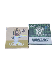 lot 41947 image: Dr. Squatch Mens Natural Soap Set - Gold Moss & Harry Potter Slytherin Suds of the Sly