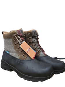 lot 41960 image: Twisted X Work 8-Inch Lace-Up Rubber Work Boots Nano Toe - Size 11W - Retail $150